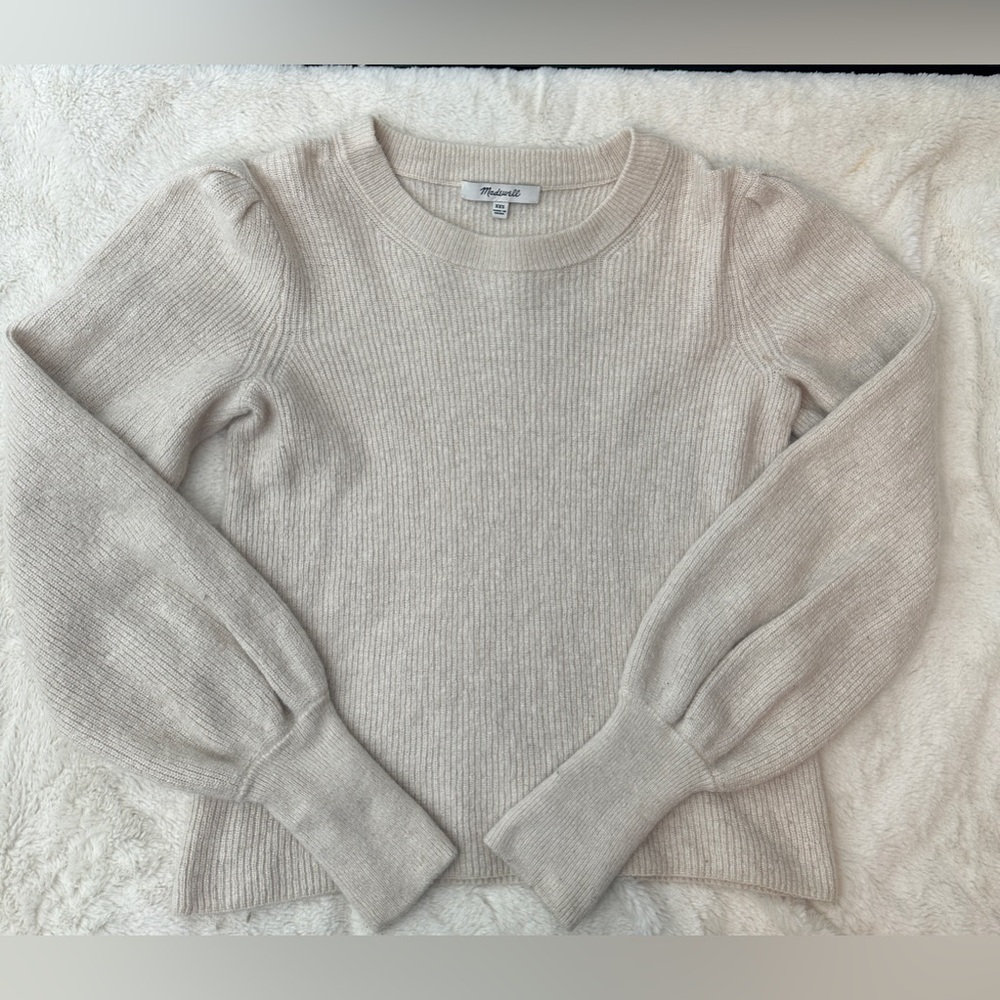 Madewell baybrook pullover sweater
